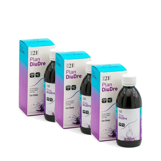 Plameca Plan Diudre, 250 ml, confezione da 3