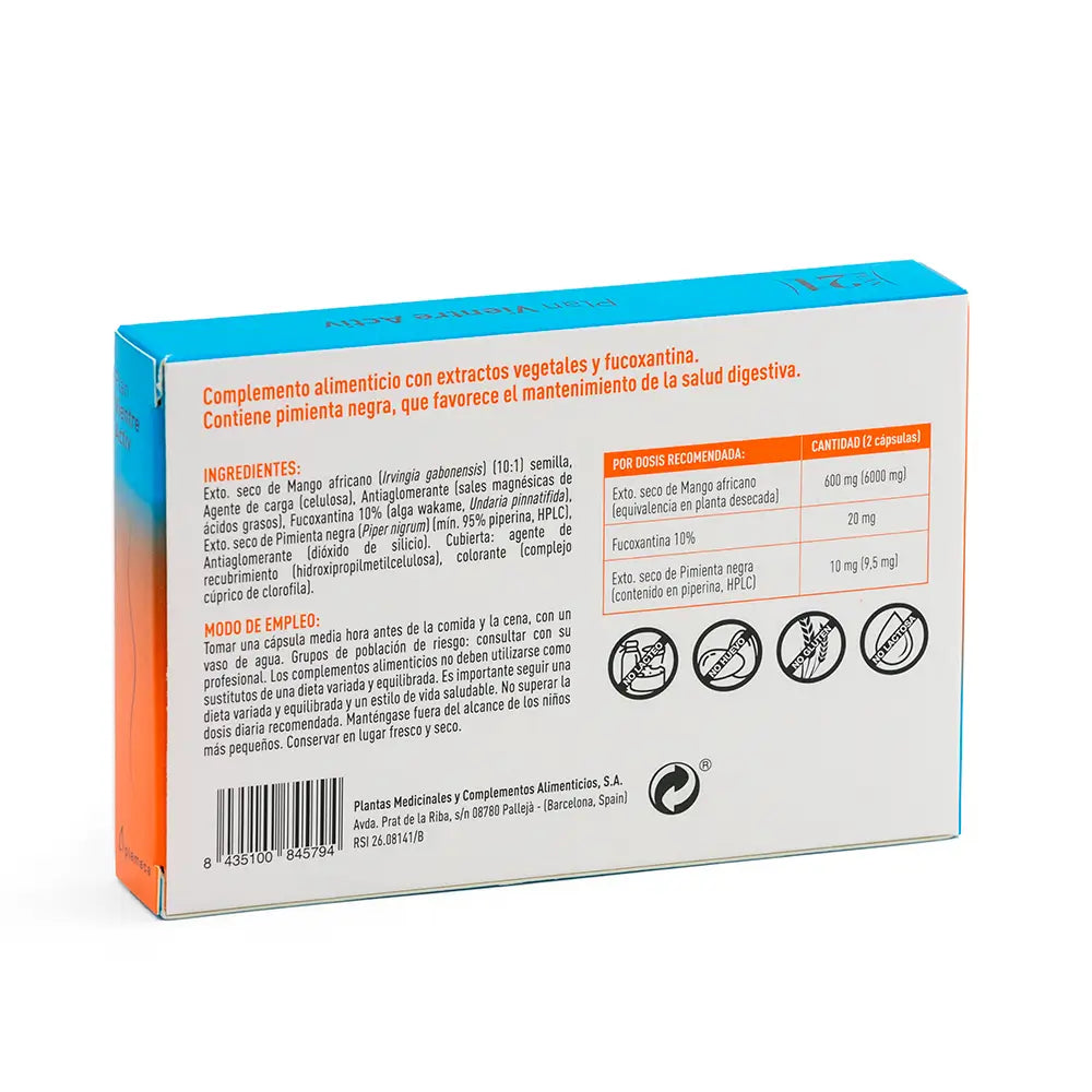 Plameca Plan Vientre Activ, 45 capsule