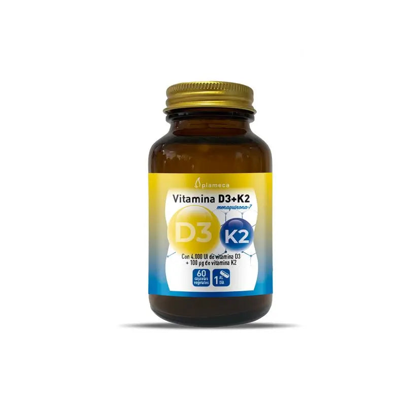 Plameca Vitamina D3 + K2, 60 capsule