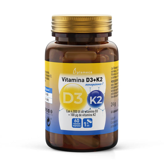 Plameca Vitamina D3 + K2, 60 capsule