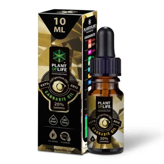 Plant Of Life Olio di CBD 20% a spettro completo, 10 ml