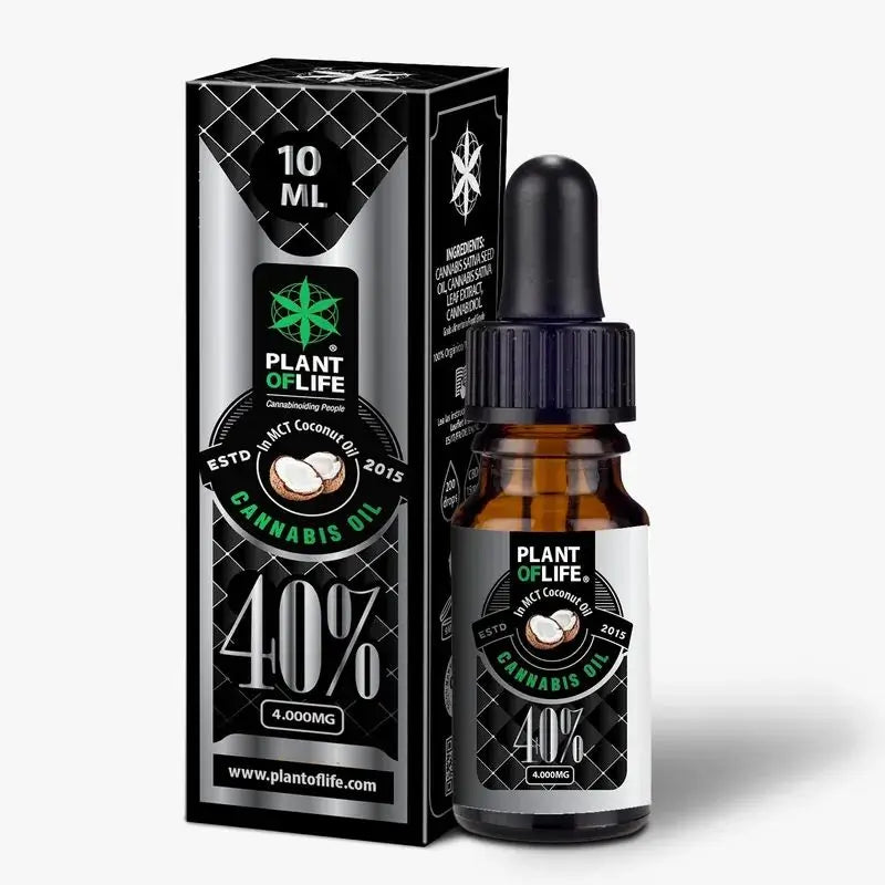 Plant Of Life Olio di cocco con CBD 40% , 10 ml