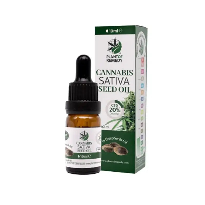 Plant Of Remedy Olio di Cannabis Sativa 20% CBD , 10 ml