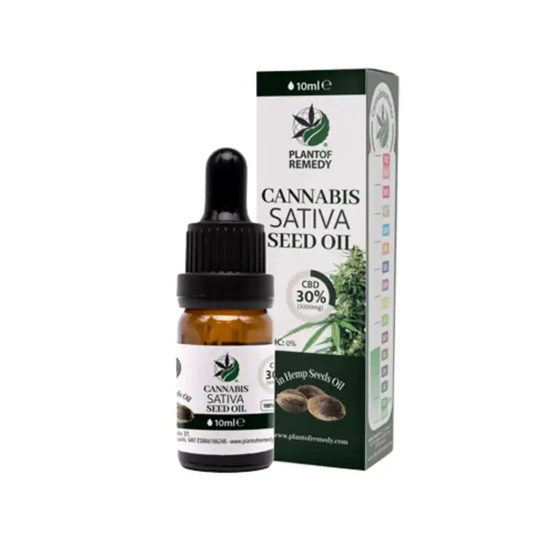 Plant Of Remedy Olio di Cannabis Sativa 30% CBD , 10 ml