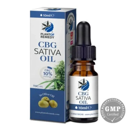 Pianta del Rimedio Olio di oliva con 10% di Cbg , 10 ml
