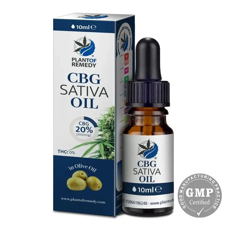 Pianta del Rimedio Olio di oliva al 20% di Cbg , 10 ml