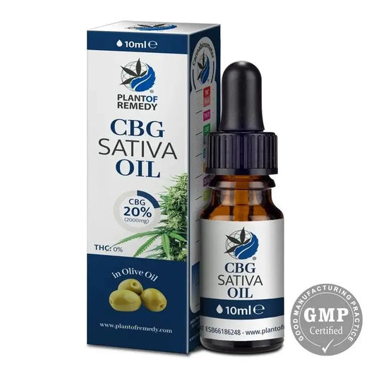 Pianta del Rimedio Olio di oliva al 20% di Cbg , 10 ml