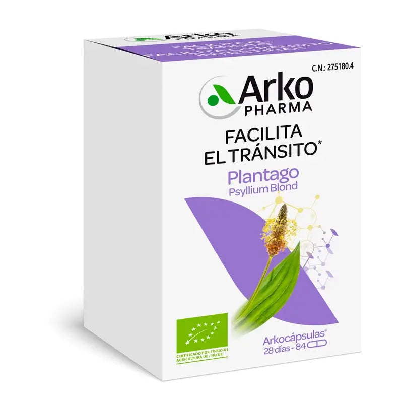 Arkopharma Arkocápsulas Plantago Bio, 84 capsule