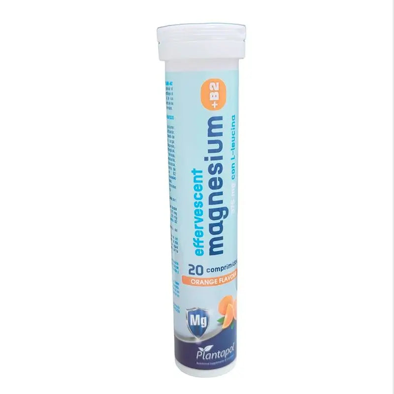 Plantapol Magnesio+B2 con Leucina S/Arancio 20Capsule Efferves.