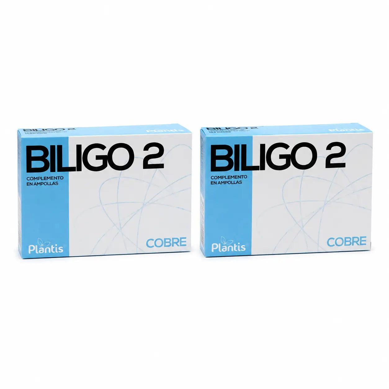 Plantis Biligo 2 Rame 20 fiale da 2 ml, confezione da 2