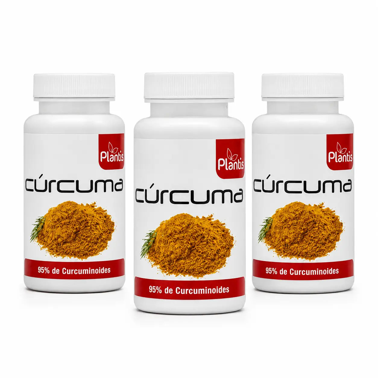 Plantis Curcuma 60 capsule, confezione da 3