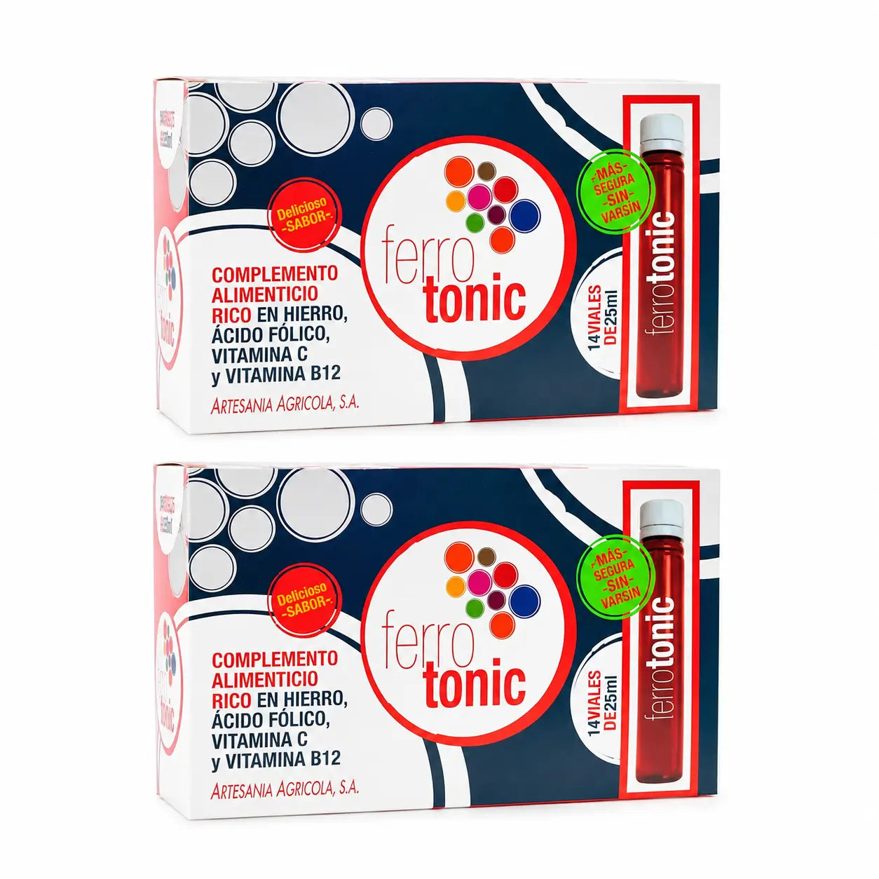 Plantis Ferrotonic Ferro 14 fiale da 25 ml, confezione da 2