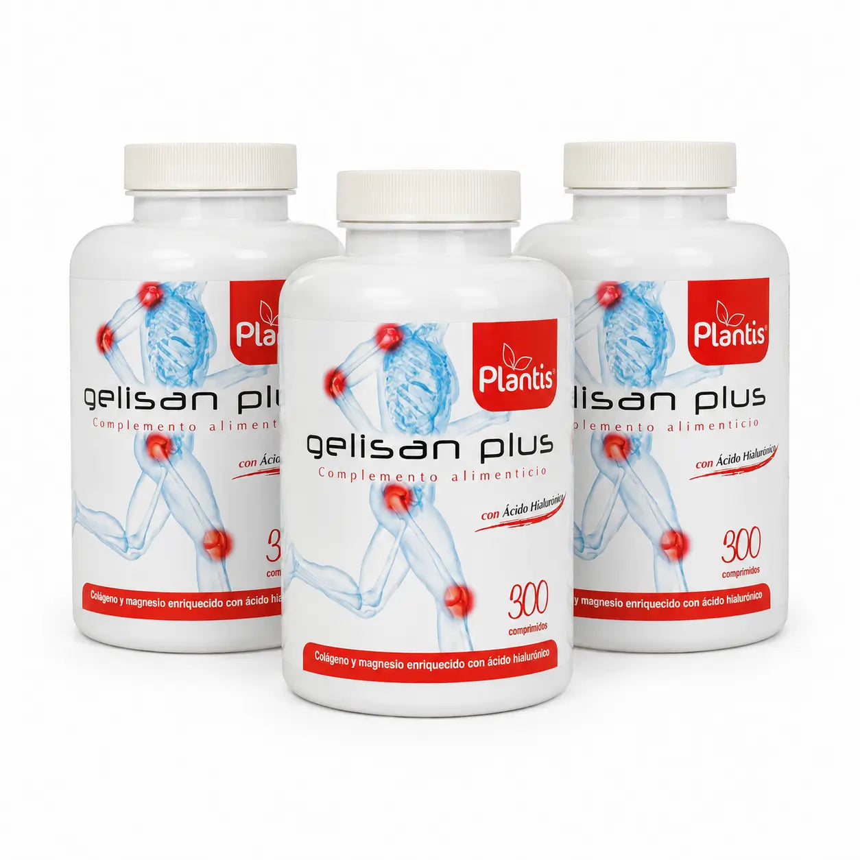 Plantis Gelisan Plus con acido ialuronico, 300 compresse, confezione da 3
