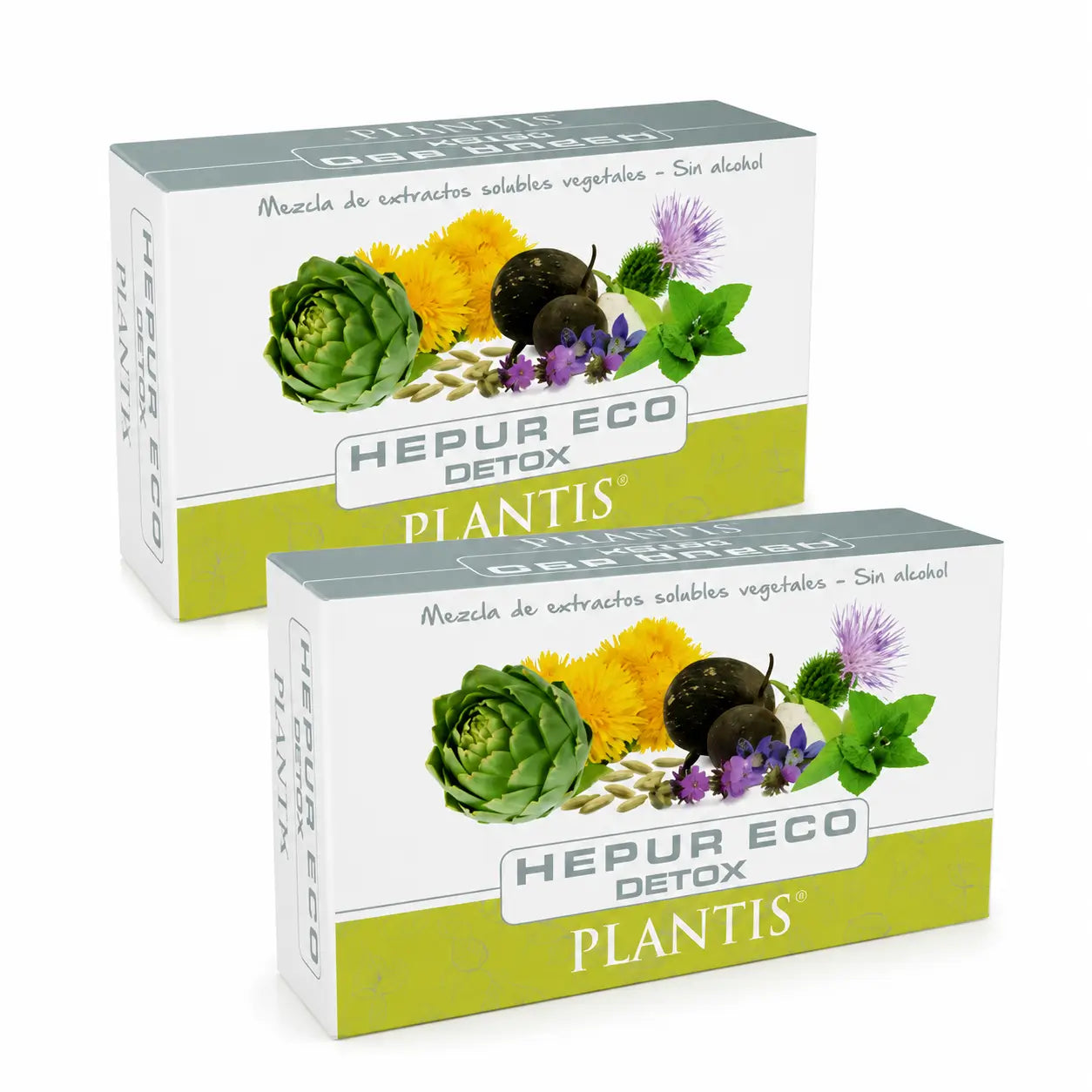 Plantis Hepur Eco Detox 20 fiale da 10 ml, confezione da 2