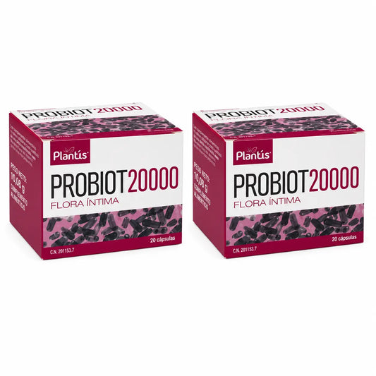 Plantis Probiot 20000 Flora Intima 15 bustine da 6 g, confezione da 2