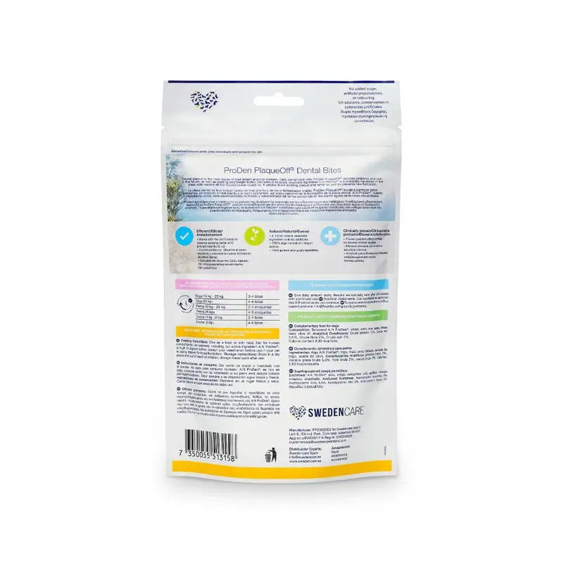 Crocchette Plaqueoff 150 g, snack per cani