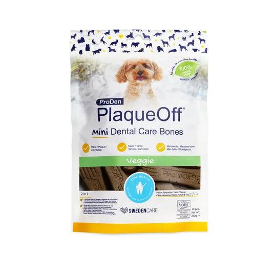 Plaqueoff Dental Bones Mini Veggie Dog 340 gr, snack per cani