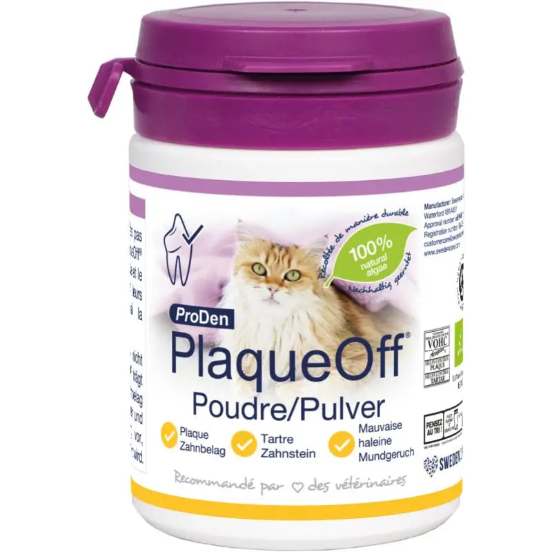 Plaqueoff polvere per gatti, 40 g