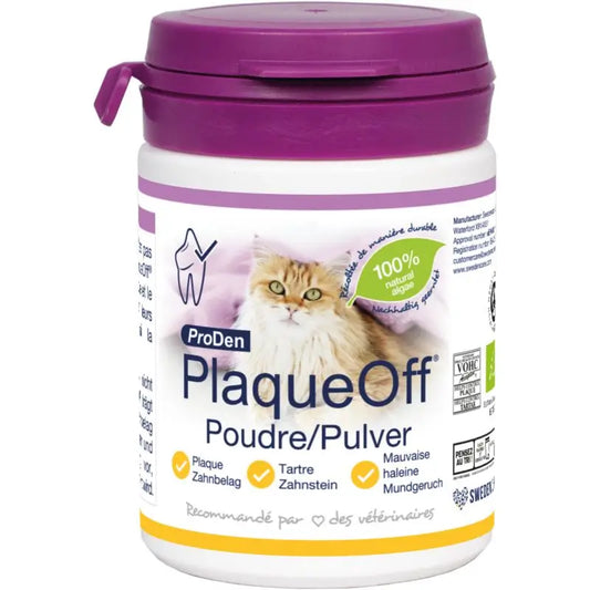 Plaqueoff polvere per gatti, 40 g