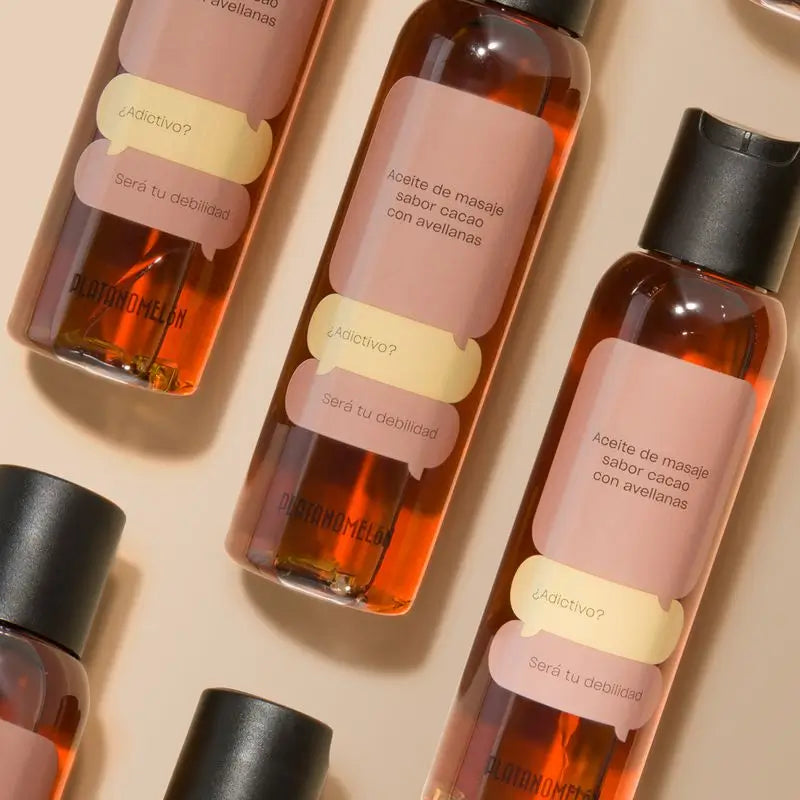 Platanomelon Olio per massaggi Kissable Olio per massaggi alla nocciola e al cacao, 100 ml