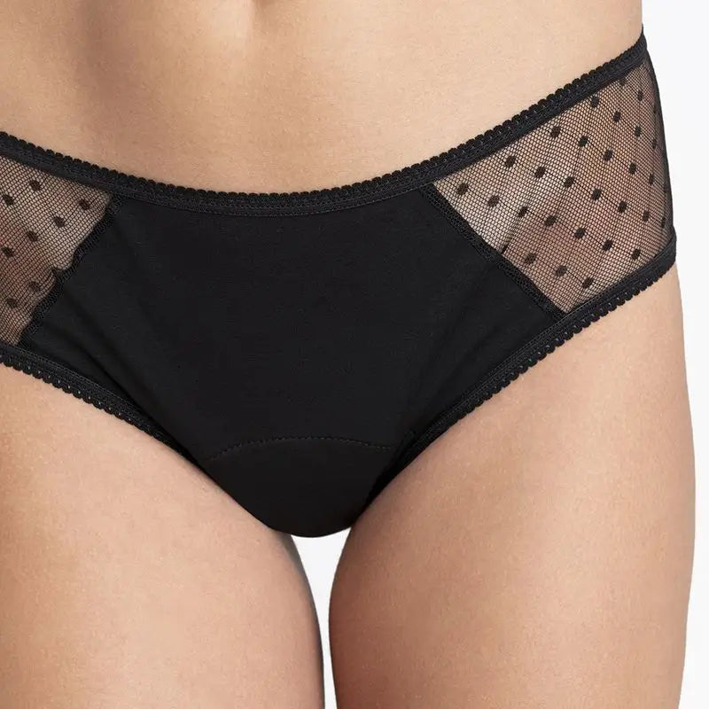 Platanomelon Kiwitas Classic Plumeti Mutandine mestruali Nero / S