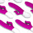 Vibratore rabbit Platanomelon Elvis Lilac
