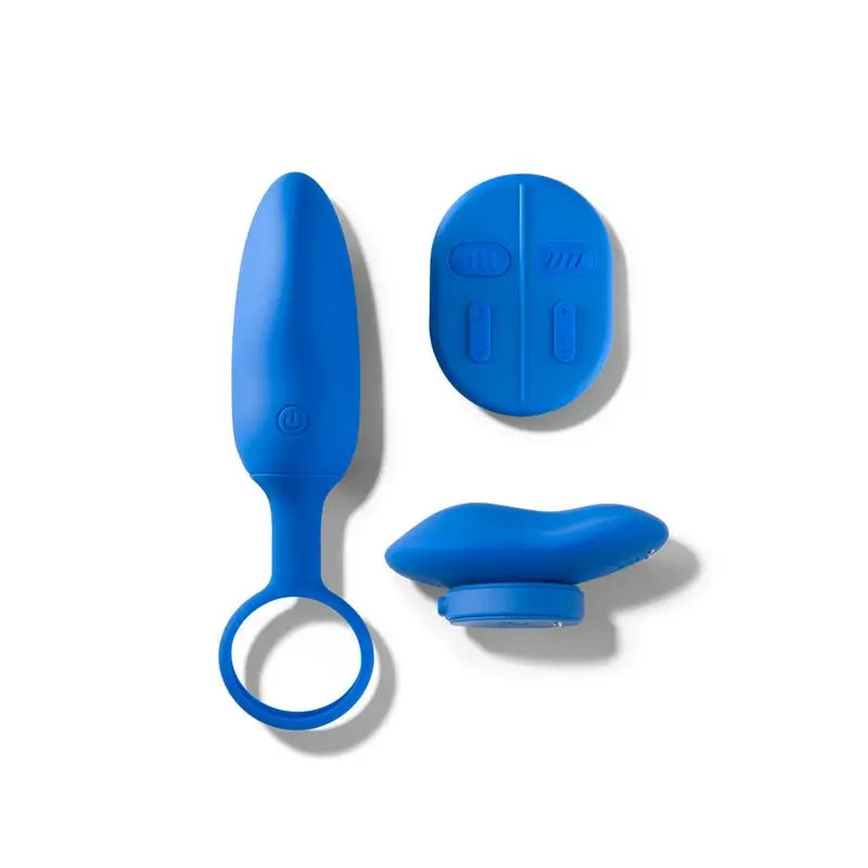 Platanomelon Mobi Vibratore Coppia Blu