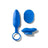 Platanomelon Mobi Vibratore Coppia Blu
