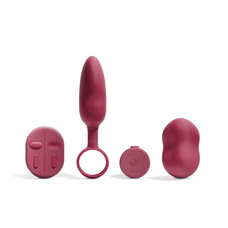 Platanomelon Mobi Vibratore di coppia Bordeaux