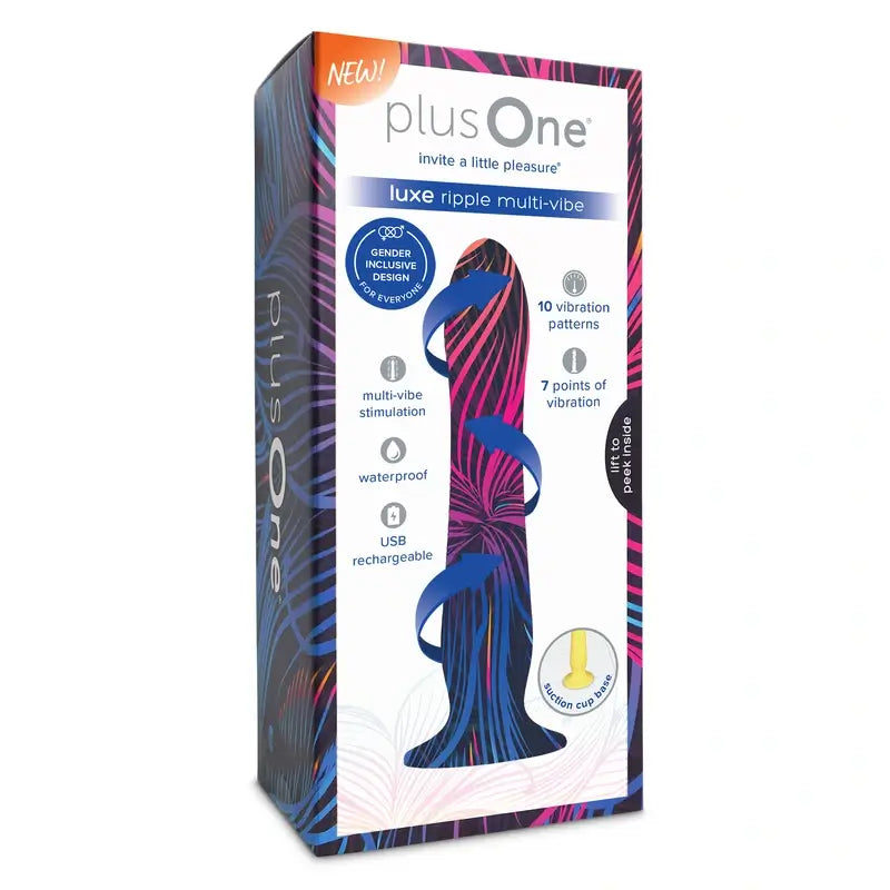 Plusone Luxe Ripple Multi-Vibe , 1 pz.