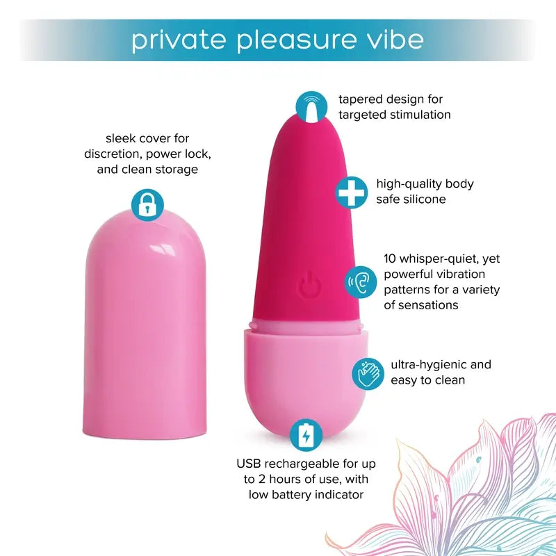 Plusone Private Pleasure Vibe , 1 pezzo.