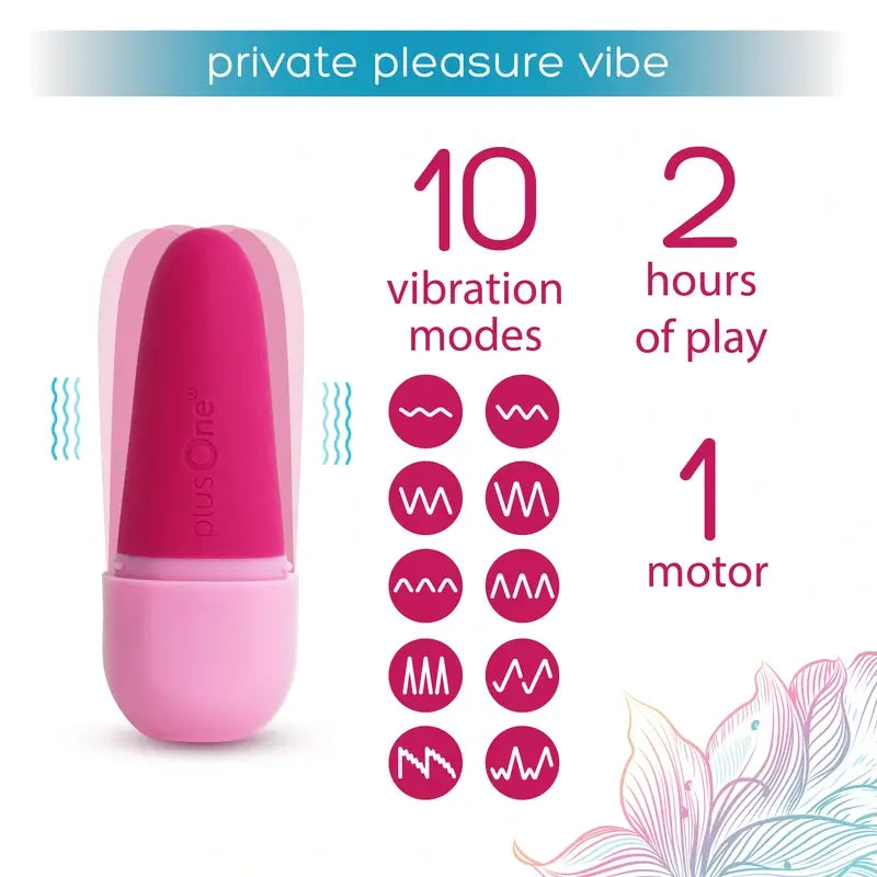 Plusone Private Pleasure Vibe , 1 pezzo.