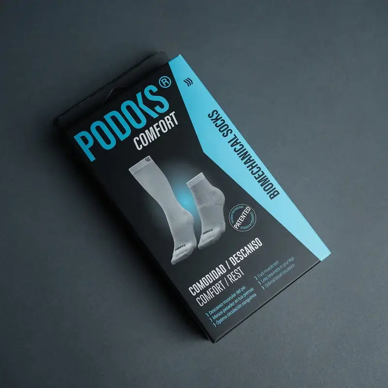 Podoks Calzini per gambe stanche H6 Bianco