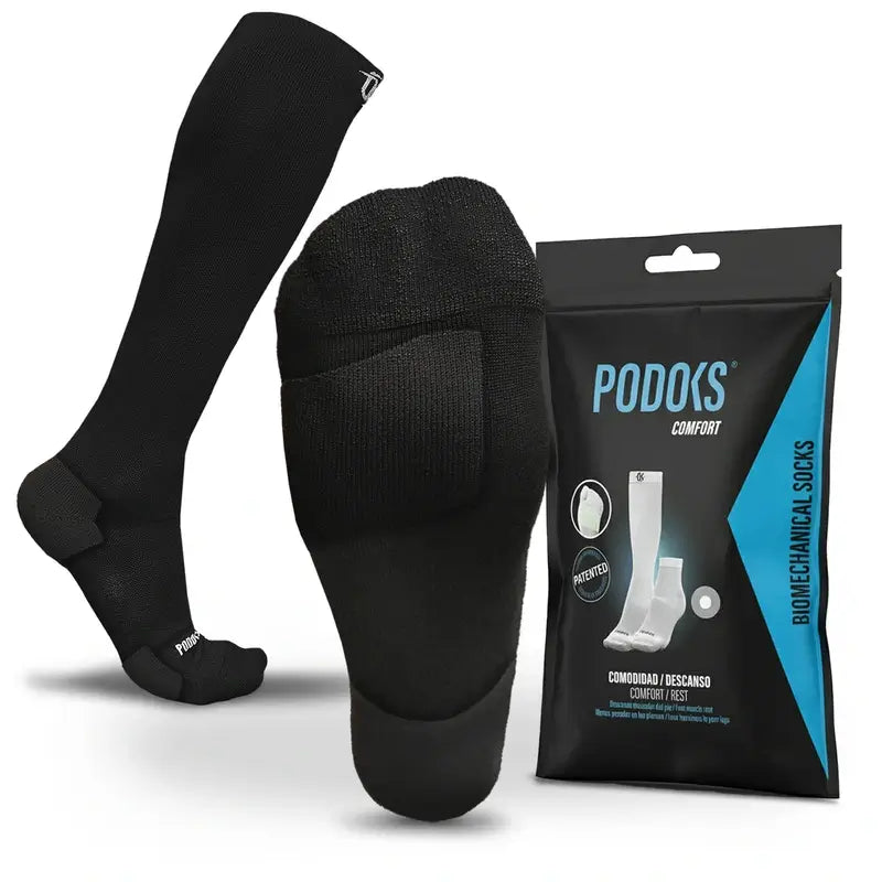 Podoks Calzini per gambe stanche H6 nero