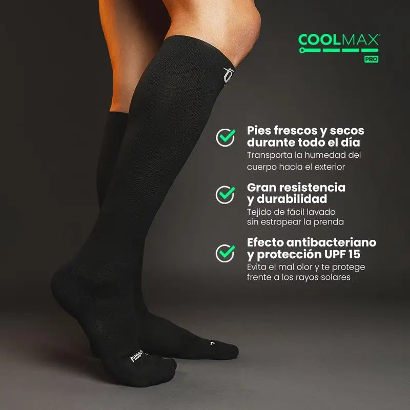 Podoks Calzini per gambe stanche H6 nero