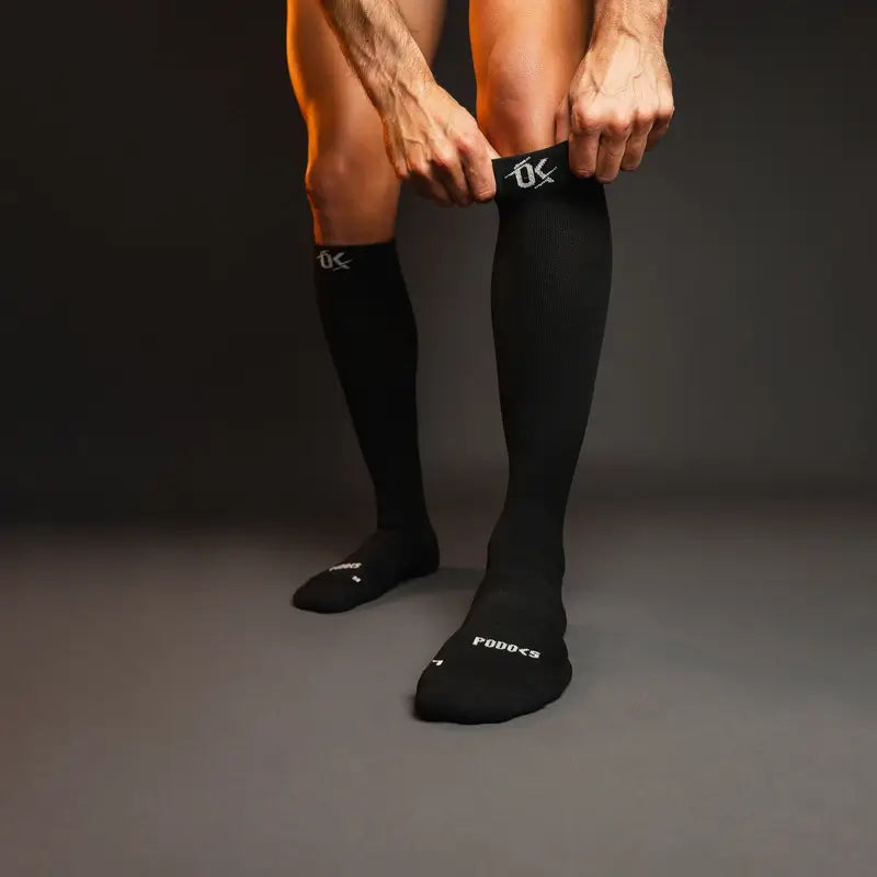 Podoks Calzini per gambe stanche H6 nero