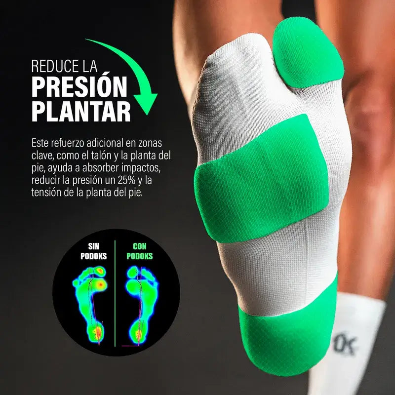 Podoks Running Ankle Socks H2 White