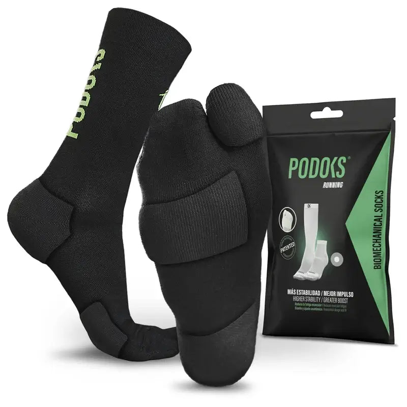 Podoks Calze da corsa alte H5 Nero