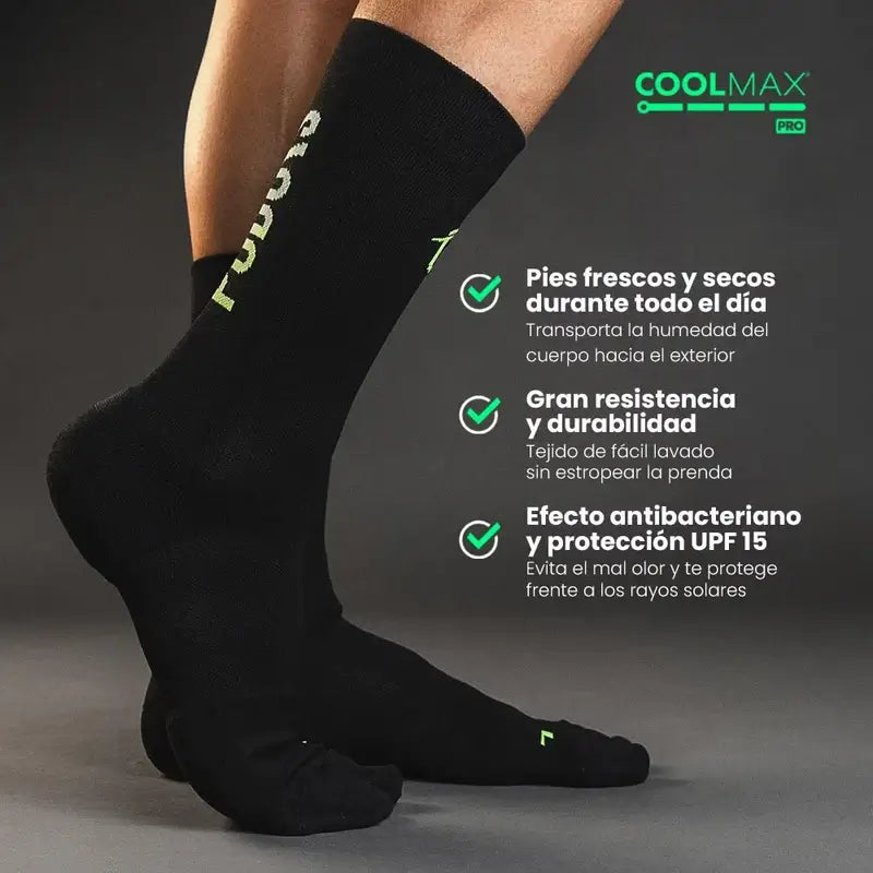 Podoks Calze da corsa alte H5 Nero