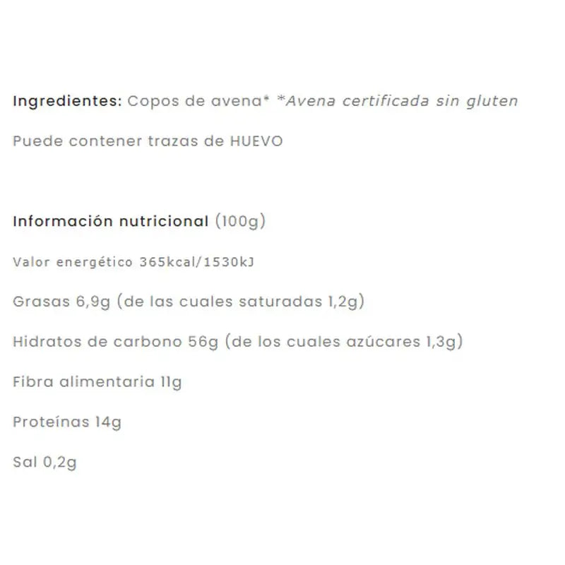 Pr-Ou Fiocchi d'Avena Neutri 400Gr. Sg