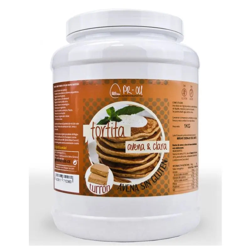 Pr-Ou Clear+Pancake al gusto di torrone d'avena 1Kg. Sg