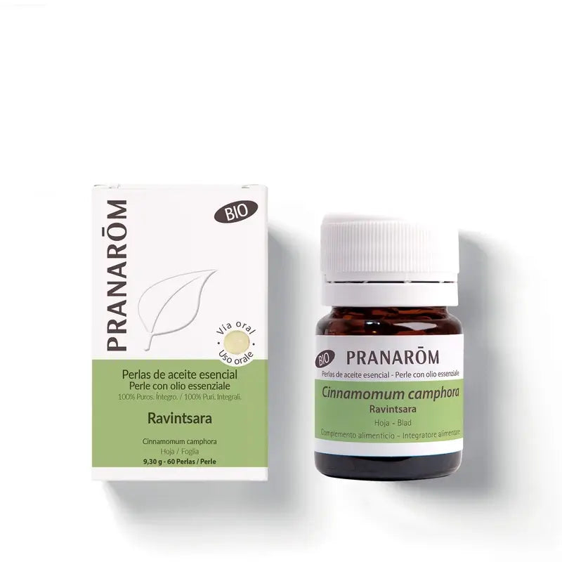 Pranarôm Olio essenziale Ravintsara Bio 60 Perle 100 Mg