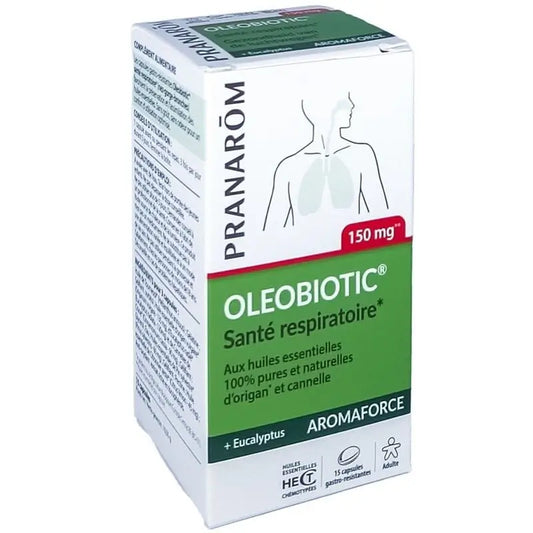 Pranarom Aromaforce Oleobiotic Salute respiratoria, 15 capsule