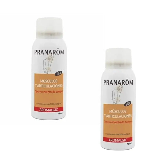 Pranarôm Spray Aromalgico Concentrato Muscoli e Articolazioni Bio, 2X75 Ml