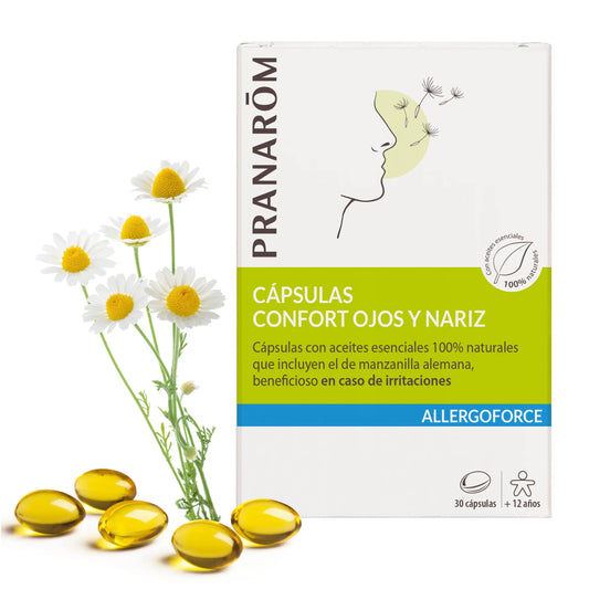 Pranarom Allergoforce Comfort per occhi e naso, 30 capsule