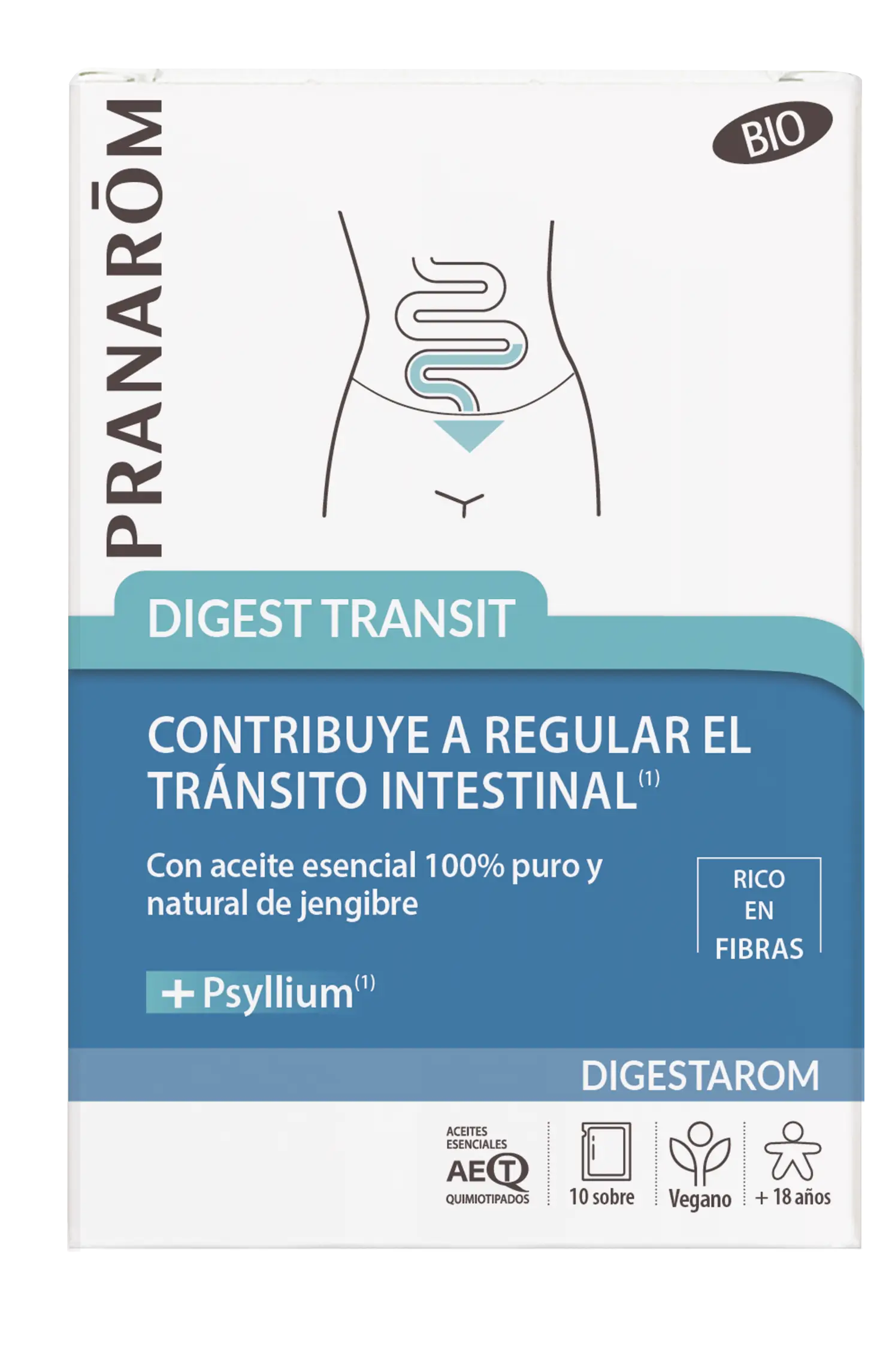 Pranarom Digestarom Digest Transit, 10 bustine