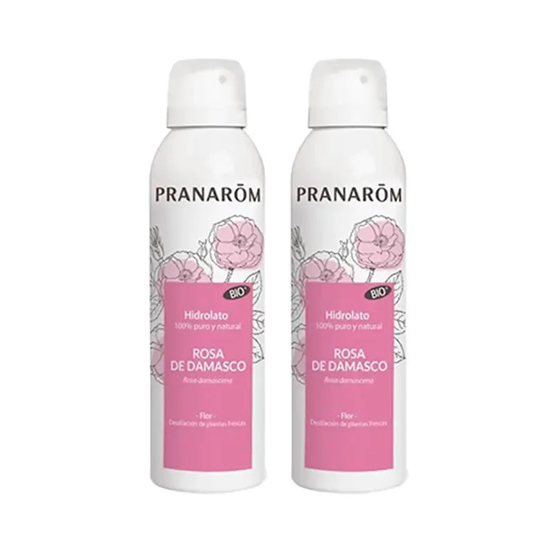 Idrolati di rosa damascena bio Pranarôm, 2X150 Ml