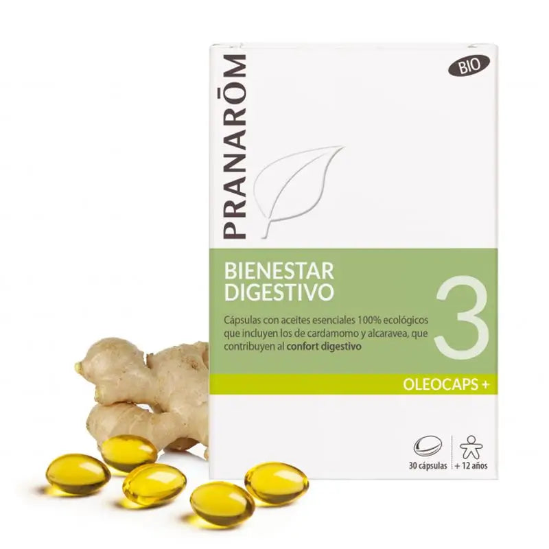 Pranarom Oleocaps 3 Digestive Wellness 30 capsules