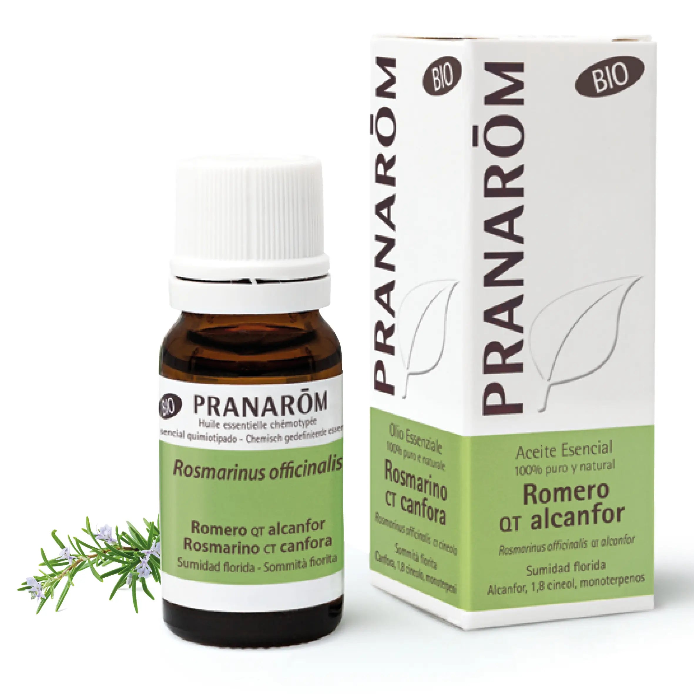 Pranarôm Rosemary Qt Organic Camphor, 10 ml