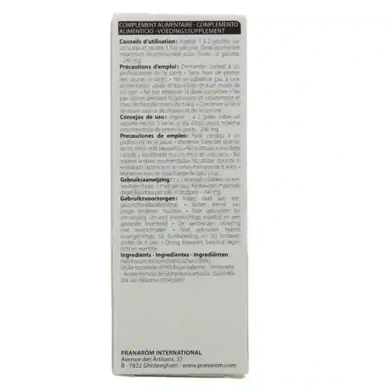 Pranarom Olio essenziale di Immortelle giallo, 5ml